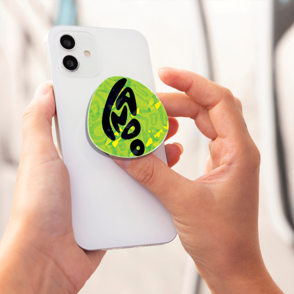 LANDO front 1 Lando Norris Typo Phone Grip F1 helmet-inspired design