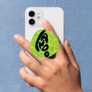 Lando Norris Typo Phone Grip F1 helmet-inspired design