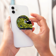 Lando Norris Magnetic Phone Grip – Papaya Helmet Design for Formula 1