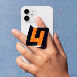LN4 LOGO front2 Lando Norris Logo LN4 Phone Grip F1 inspired design