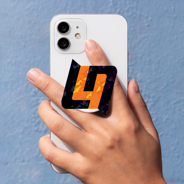 LN4 LOGO front2 Lando Norris Logo LN4 Phone Grip F1 inspired design