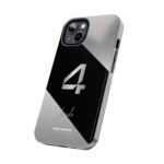 Side, iPhone 13 Lando Norris 4 F1 2025 Chrome Finish Phone Case
