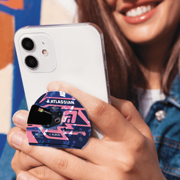 alex helmet 3 Alex Albon F1 Helmet Design Magnetic Phone Grip
