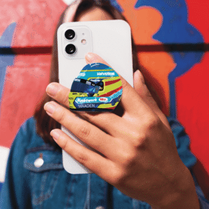 Fernando Alonso Helmet Design Phone Grip for Formula 1 Fans
