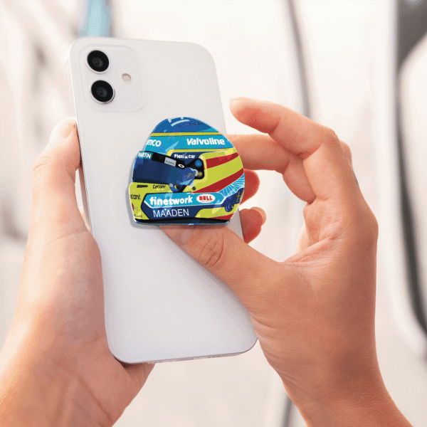 alonso helmet 2 Fernando Alonso F1 Helmet Magnetic Phone Grip