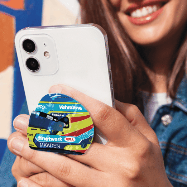 alonso helmet 3 Fernando Alonso F1 Helmet Magnetic Phone Grip