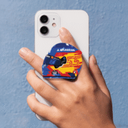 Carlos Sainz Helmet Shape design inspired Phone Grip for f1 fans