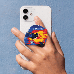 Carlos Sainz Helmet Shape design inspired Phone Grip for f1 fans
