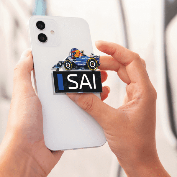 carlos mini 2 Carlos Sainz Miniature F1 2025 Magnetic Phone Grip