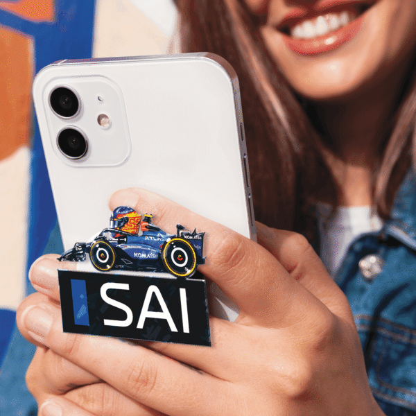 carlos mini 3 Carlos Sainz Miniature F1 2025 Magnetic Phone Grip