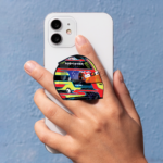 oscar 4 Oscar Piastri F1 Helmet Design Magnetic Phone Grip