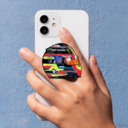 Oscar Piastri F1 Helmet Design Magnetic Phone Grip