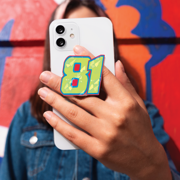 oscar 81 1 Oscar Piastri No.81 2025 Phone Grip F1 Helmet Design