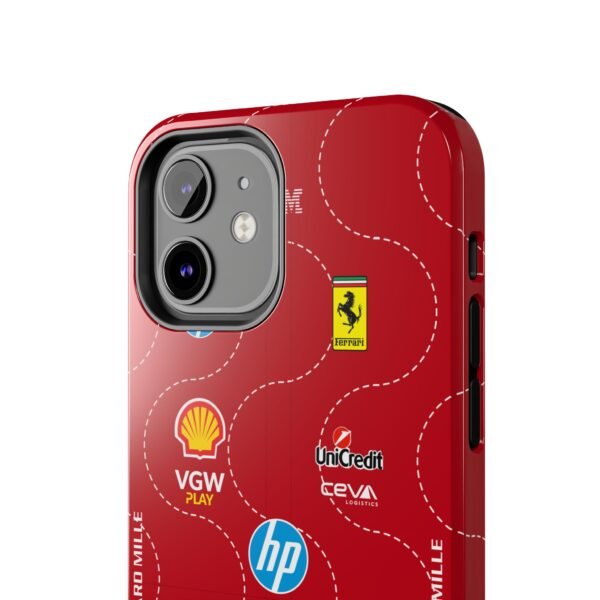 Close-up, iPhone 12 (1) Charles Leclerc 2025 Monza Race Suit F1 Phone Case
