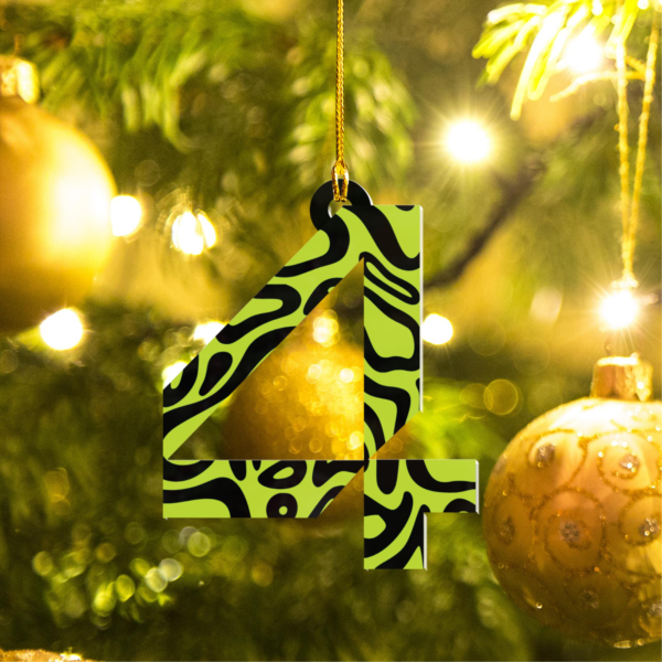 12 NOR 4 F1 Christmas Acrylic Ornament | McLaren Fan Gift