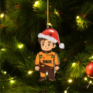 NOR 4 F1 Christmas Acrylic Ornament | McLaren Fan Gift