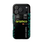 Fernando Alonso 2025 United States GP race suit inspired F1 phone case for iPhone