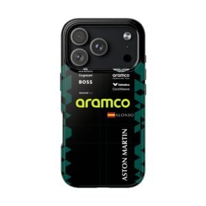 Fernando Alonso 2025 United States GP race suit inspired F1 phone case for iPhone