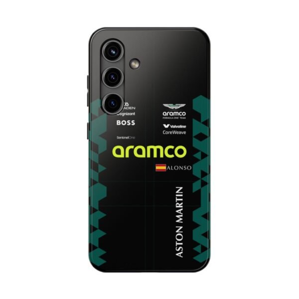 199f6a4da58 (3) Fernando Alonso 2025 United States GP race suit inspired F1 phone case for iPhone