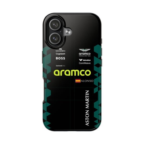 199f6a4da58 Fernando Alonso 2025 United States GP race suit inspired F1 phone case for iPhone