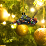 9 NOR 4 F1 Christmas Acrylic Ornament | McLaren Fan Gift