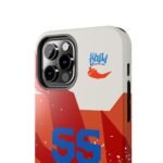Close-up, iPhone 12 Pro (1) Carlos Sainz Williams F1 Mexico GP 2025 Helmet Inspired Phone Case