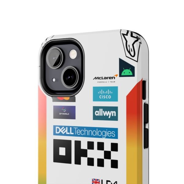 Close-up, iPhone 13 NOR F1 United states GP Race Suit 2025 f1 Phone Case