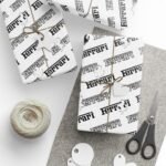Context 1 (1) Free Ferrari F1 gift wrap design featuring Charles Leclerc and Lewis Hamilton