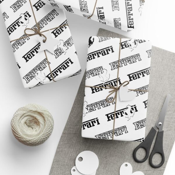 Context 1 (1) Free Ferrari F1 gift wrap design featuring Charles Leclerc and Lewis Hamilton