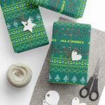 Context 1 (7) Printable Formula 1 gift wrapping paper with holiday ugly sweater design