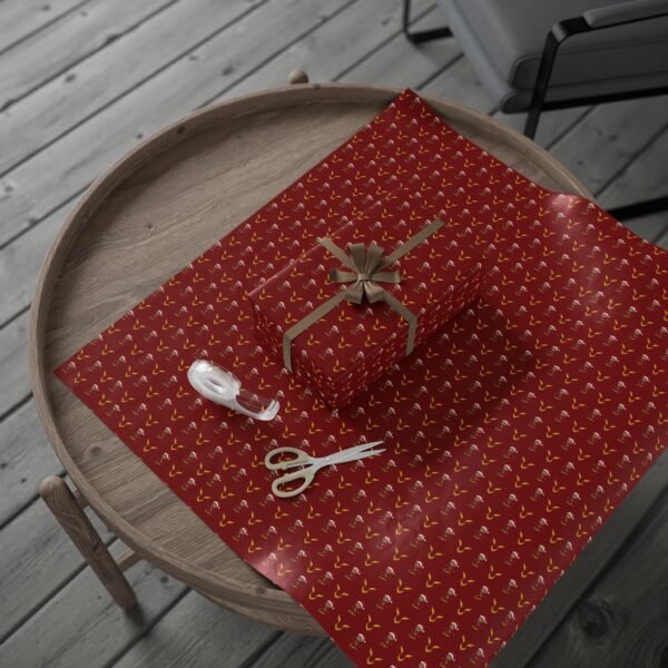 Context 2 Free Ferrari F1 gift wrap design featuring Charles Leclerc and Lewis Hamilton