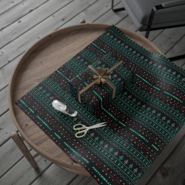 Context 2 (8) Printable Formula 1 gift wrapping paper with holiday ugly sweater design