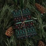 Context 3 (3) Printable Formula 1 gift wrapping paper with holiday ugly sweater design