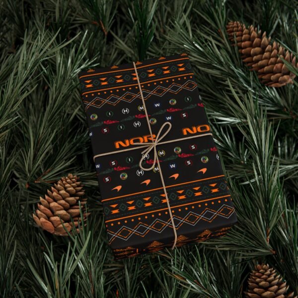 Context 3 (3) Printable Formula 1 gift wrapping paper with holiday ugly sweater design