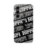 Front, Samsung Galaxy S24 (1) Ferrari White and Black F1 2025 Phone Case