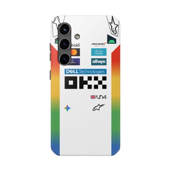 Front, Samsung Galaxy S24 NOR F1 United states GP Race Suit 2025 f1 Phone Case