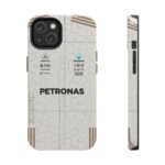 Front and Side, iPhone 14 (2) George Russell GR63 US GP 2025 Race Suit Phone Case