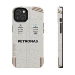 Front and Side, iPhone 14 (3) Kimi Antonelli KA12 US GP 2025 Race Suit Phone Case