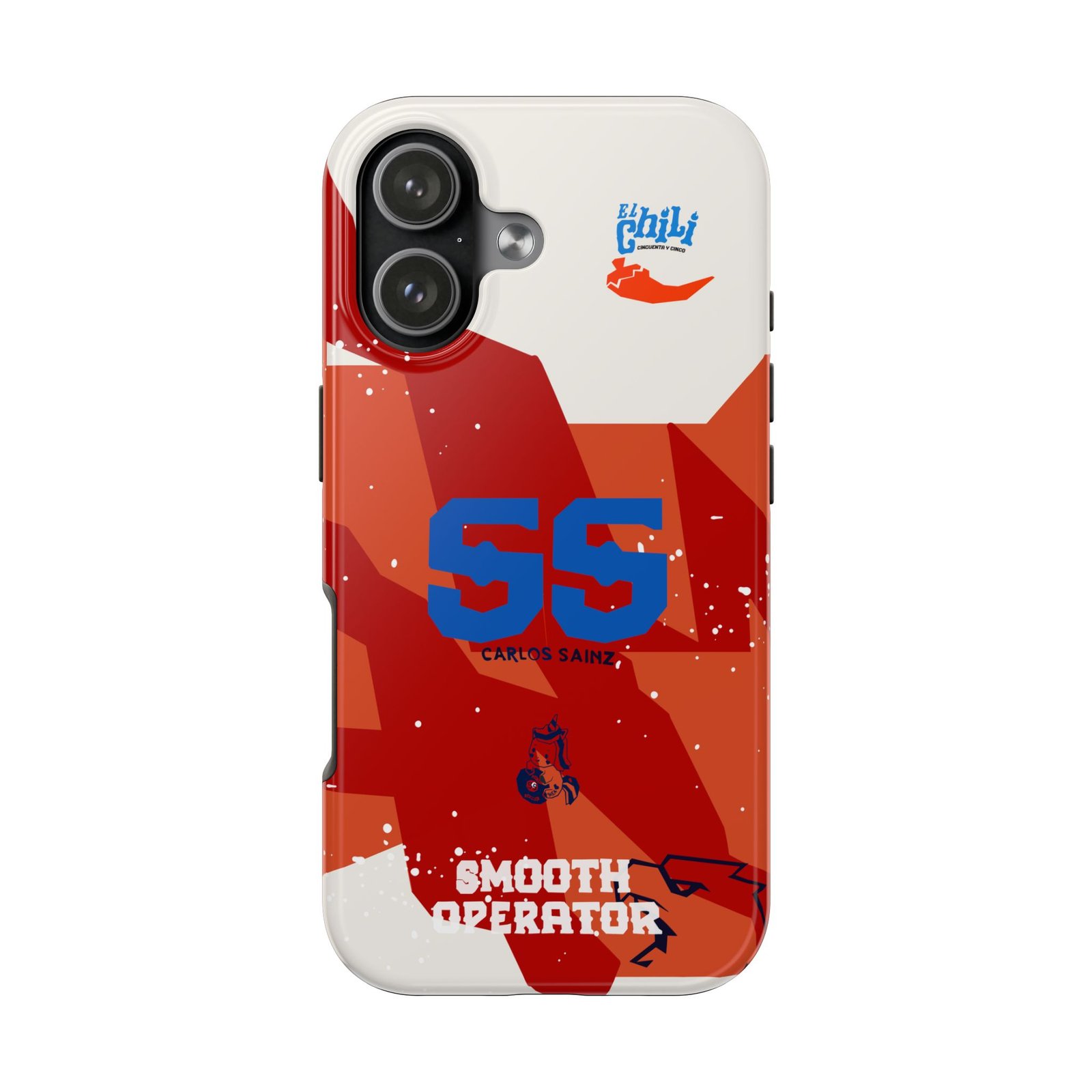 Front, iPhone 17 (1) Carlos Sainz Williams F1 Mexico GP 2025 Helmet inspired phone case