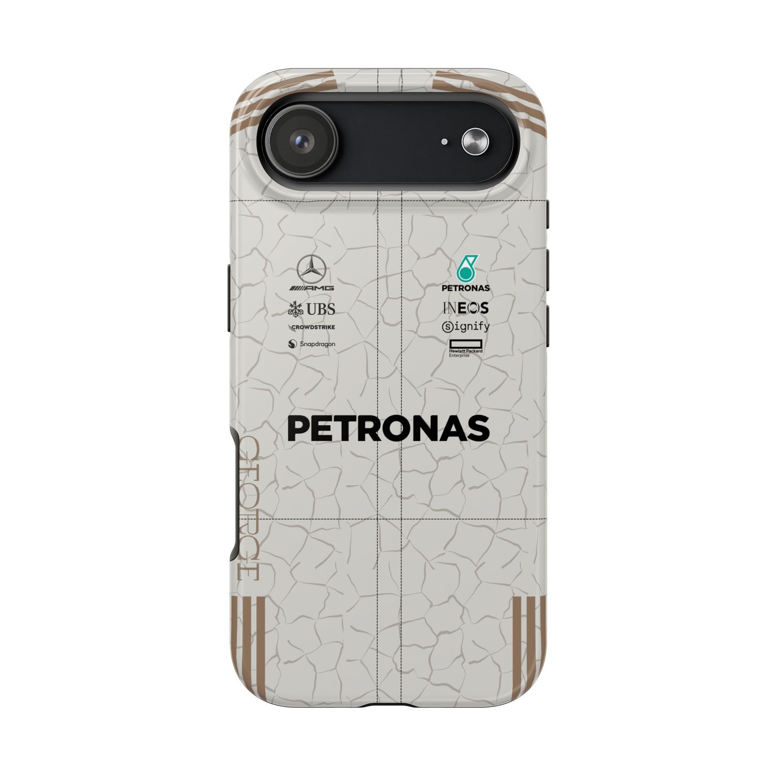 Front, iPhone 17 Air (3) George Russell US GP 2025 race suit inspired phone case