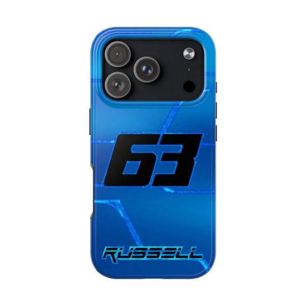 Front, iPhone 17 Pro George Russell Singapore GP Phone Case for iPhone and Samsung Devices
