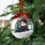 George Russell F1 Christmas bauble ornament