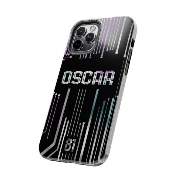 Side, iPhone 12 Pro Oscar Piastri United states GP Helmet 2025 F1 Phone Case