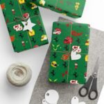 f11 Free Ferrari F1 gift wrap design featuring Charles Leclerc and Lewis Hamilton