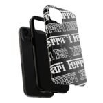 iPhone 15 (1) Ferrari White and Black F1 2025 Phone Case