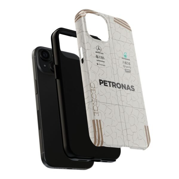 iPhone 15 (3) George Russell GR63 US GP 2025 Race Suit Phone Case