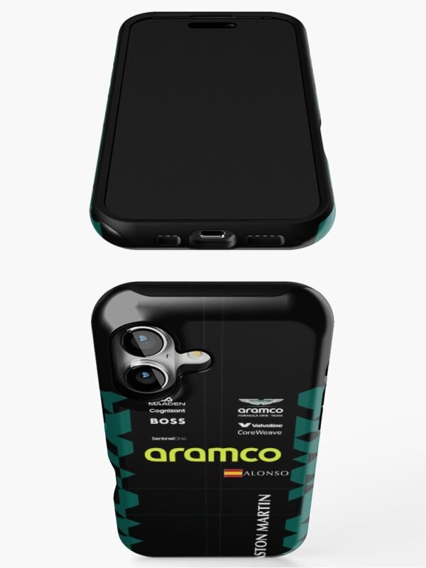 work-175111432-iphone-magsafe-tough-case (1) Fernando Alonso 2025 United States GP race suit inspired F1 phone case for iPhone