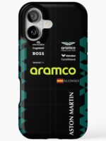 Fernando Alonso 2025 United States GP race suit inspired F1 phone case for iPhone