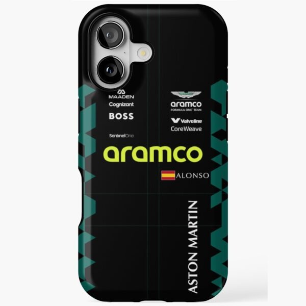 work-175111432-iphone-magsafe-tough-case (3) Fernando Alonso 2025 United States GP race suit inspired F1 phone case for iPhone