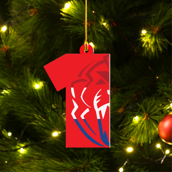 123 VER1 F1 MV1 Christmas Acrylic Ornament | RBR Fan Gift